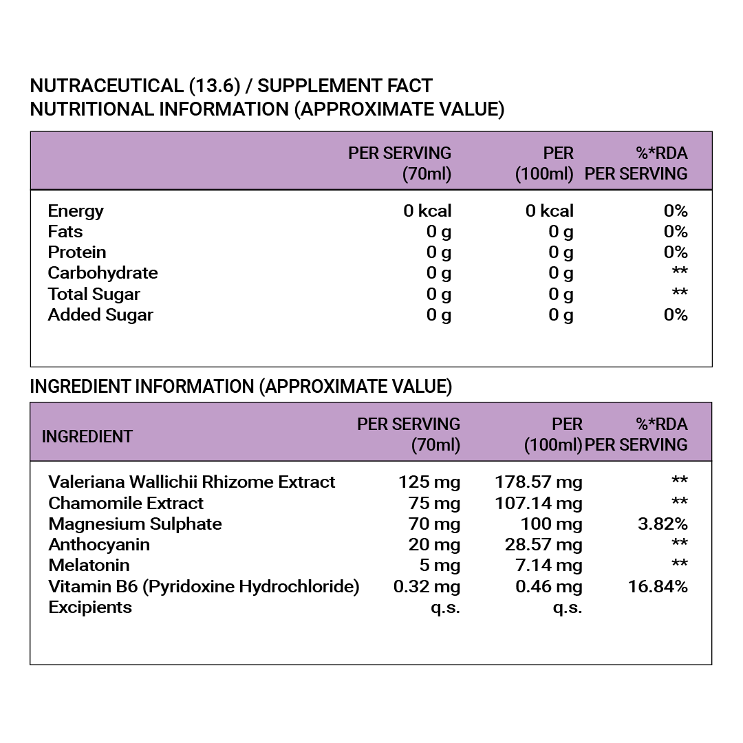 Peak Sleep | Pack of 6